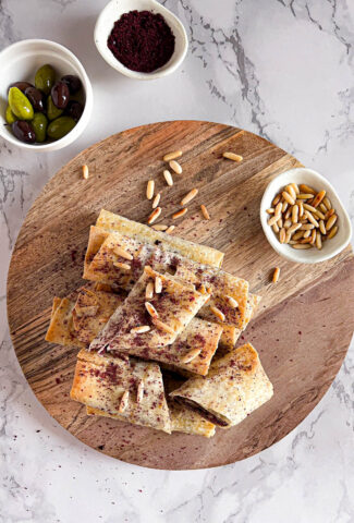 plant-based musakhan rolls recipe