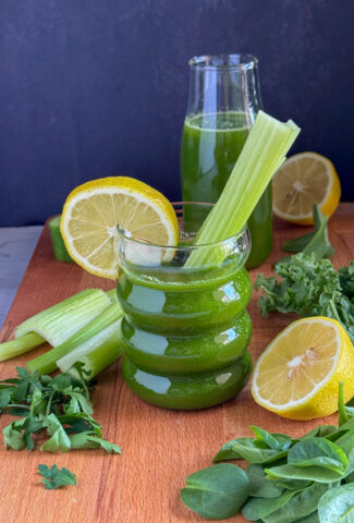 how to make green juice recipe in juicer